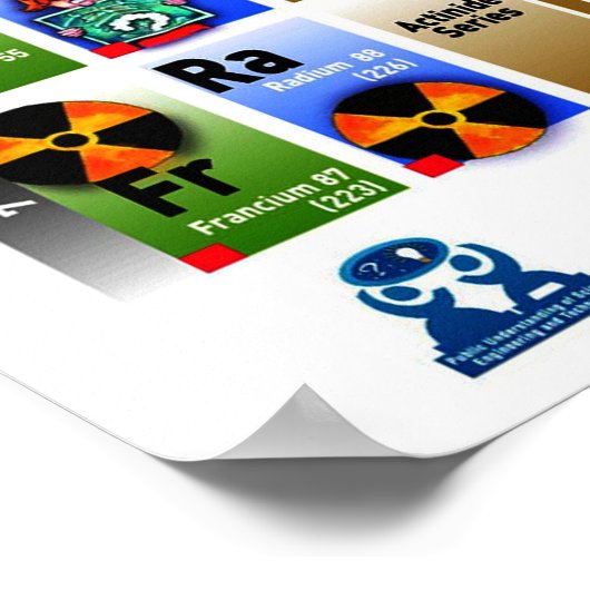 Tableau périodique des éléments (plus grande taill (Coin)