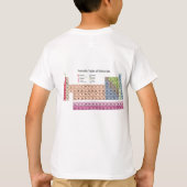 Tableau périodique des éléments T-shirt enfant (Dos)