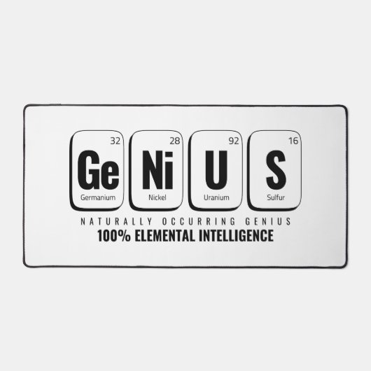 Tableau périodique GENiUS - Conception scientifiqu (Recto)