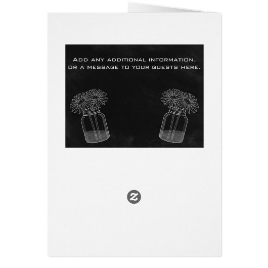 Tableau - pot et marguerites de maçon épousant le (Dos)