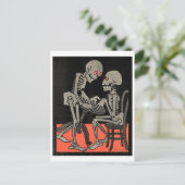 Tableau pour deux cartes postales (Debout devant)