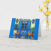 Tableau pour deux dans la carte de voeux vierge de (Fleur jaune)