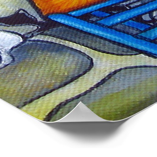 Tableau pour deux en Grèce par impression Lisa Lor (Coin)