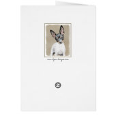 Tableau Rat Terrier - Cute Original Chien Art (Dos)