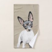 Tableau Rat Terrier - Cute Original Chien Art (Serviette à main)