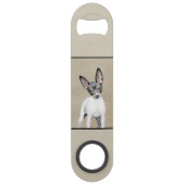 Tableau Rat Terrier - Cute Original Chien Art (Dos)