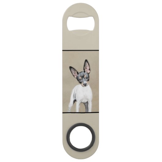 Tableau Rat Terrier - Cute Original Chien Art (Devant)