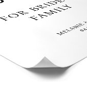 Tableau réservé Affiche des signes Mariages imprim (Coin)