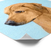 Tableau Rhodesian Ridgeback - Art Chien original (Coin)