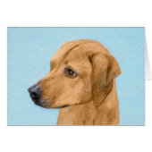 Tableau Rhodesian Ridgeback - Art Chien original (Devant horizontal)