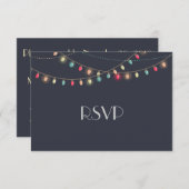 Tableau RSVP de mariage de Noël (Devant / Derrière)