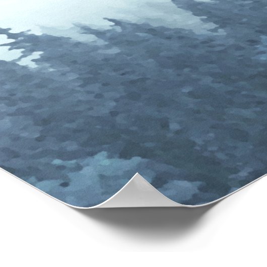 Tableau Rustique 10 Table Misty Blue Pines Siège (Coin)