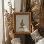 Tableau Rustique Arbre de Noël Vintage sapin