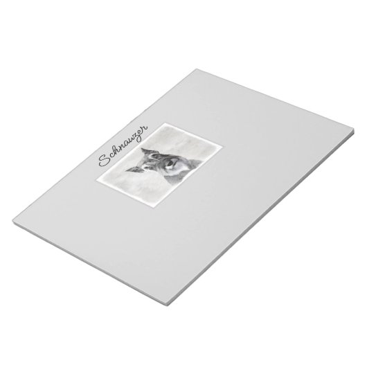 Tableau Schnauzer (géant) - Bloc-notes d'art pour (Incliné)