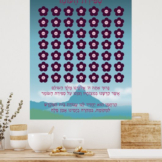 Tableau Sefirat Haomer (Cuisine)