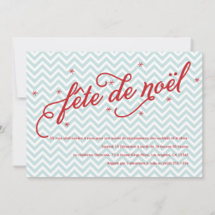 Tableau Soirée Fête de Noël Inviter Kaart