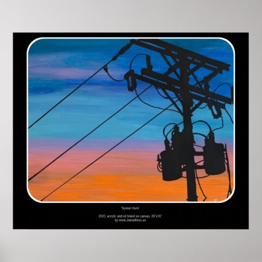 Tableau 'Sunset Hum' (Devant)