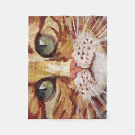 Tableau Tabby orange Détail de la couverture en po (Devant)