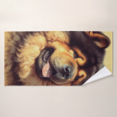 Tableau vintage Chow-Chow (Serviette de bain)