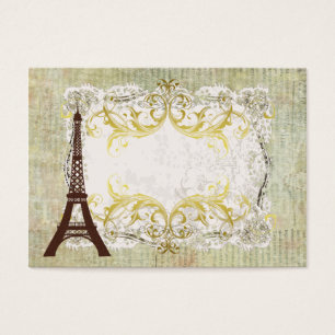Tableau vintage romantique de Paris