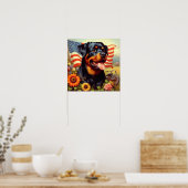 Tableau vintage Rottweiler (Cuisine)