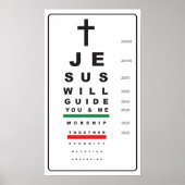 tableau visuel jésus - affiche (Devant)