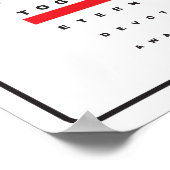 tableau visuel jésus - affiche (Coin)