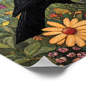 Tableau Whimsical d'oiseaux de corbeau (Coin)