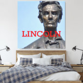Tableaux étirés Impression du président Lincoln (Insitu(Chambre))