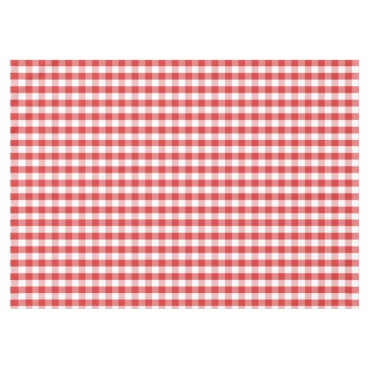 Tablecloth "60x84" Red Checkerboard Tafelkleed (Voorkant (Horizontaal))