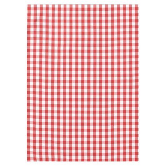 Tablecloth "60x84" Red Checkerboard Tafelkleed (Voorkant)