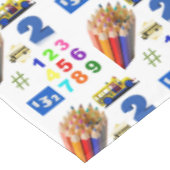 Tablecloth Colorful Pencils Numbers Tafelkleed (Gekanteld)
