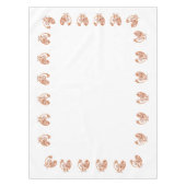 Tablecloth - Copper Wire Kippen Tafelkleed (Voorkant)