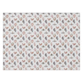 Tablecloth crème met natuur druk tafelkleed (Voorkant (Horizontaal))