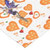 Tablecloth Fairy Oranje Hearts Tafelkleed (Gekanteld)