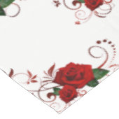 Tablecloth Floral Red Rose Tafelkleed (Gekanteld)