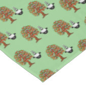 Tablecloth Green Black Sheep Trees Tafelkleed (Gekanteld)