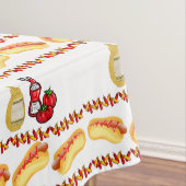 Tablecloth Hotdog Ketchup Mustard Food Tafelkleed (Voorbeeld)