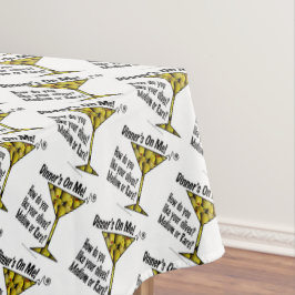 TABLECLOTH - MEDIUM- OF ZELDZAME MARTINI-OLIJVEN? TAFELKLEED