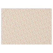 Tablecloth, Merry KerstGold Trees Beige Tafelkleed (Voorkant (Horizontaal))