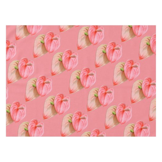 Tablecloth - Oilcloth Flower Tafelkleed (Voorkant (Horizontaal))