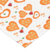 Tablecloth Oranje Hearts Tafelkleed (Gekanteld)