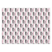 Tablecloth Paris Frankrijk Roze auto Tafelkleed (Voorkant (Horizontaal))