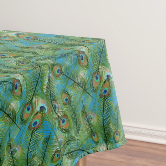 Tablecloth-Peacock Feathers Tafelkleed (Voorbeeld)