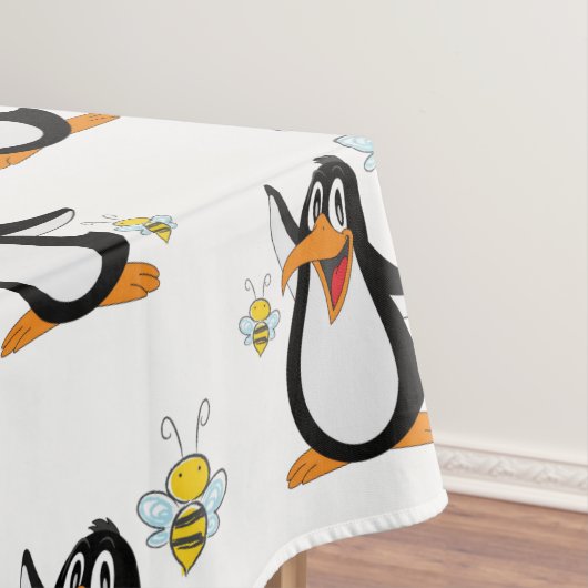 Tablecloth Penguin Bumblebee Tafelkleed (Voorbeeld)