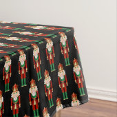 Tablecloth Red Green and Gold Nutcrackers Tafelkleed (Voorbeeld)