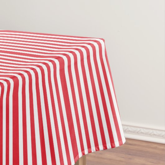 Tablecloth Red & White Stripe Tafelkleed (Voorbeeld)