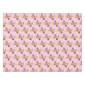 Tablecloth Roze Giraffe Floral Tafelkleed (Voorkant (Horizontaal))