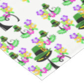 Tablecloth Saint Patrick's Day Cat Floral Tafelkleed (Gekanteld)