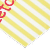 Tablecloth Stripe Potato, Franse Fries, Ketchup? Tafelkleed (Gekanteld)